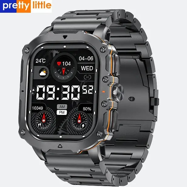 sports watch, AMOLED large screen, Bluetooth calling, rotating crown, long standby, AK72 smart watch ryshop