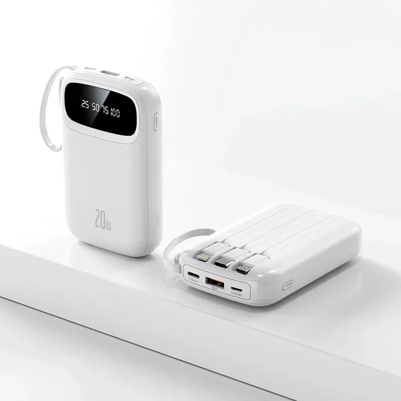 BCAK 20 Milliampere Wholesale Power Bank with Built-in Cable ryshop
