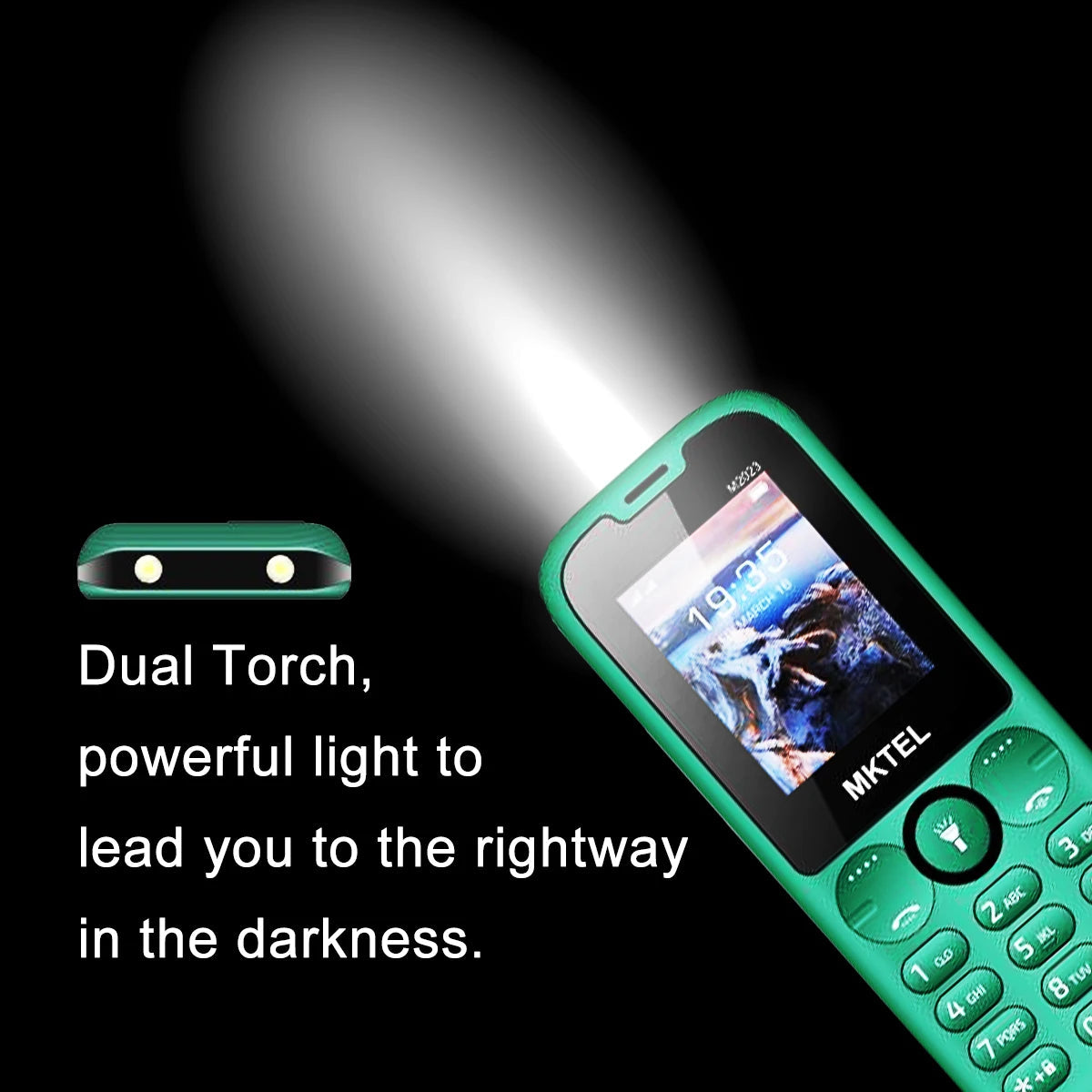 MKTEL M2023 Feature Phone - Ideal for Seniors ryshop