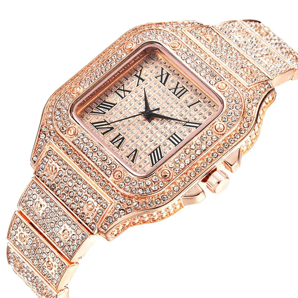 Luxury Diamond Unisex Bracelet Watch ryshop