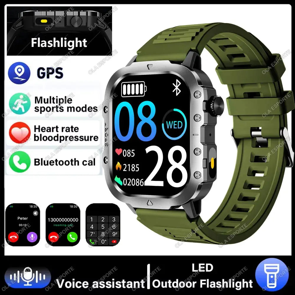 2025 Smartwatch Men Bluetooth Call Health Monitor ryshop