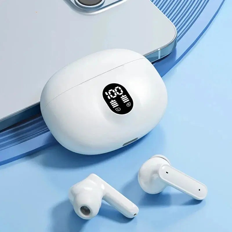 EOENKK TWS Bluetooth 5.3 Wireless Earbuds with Mic and LED Power Display ryshop
