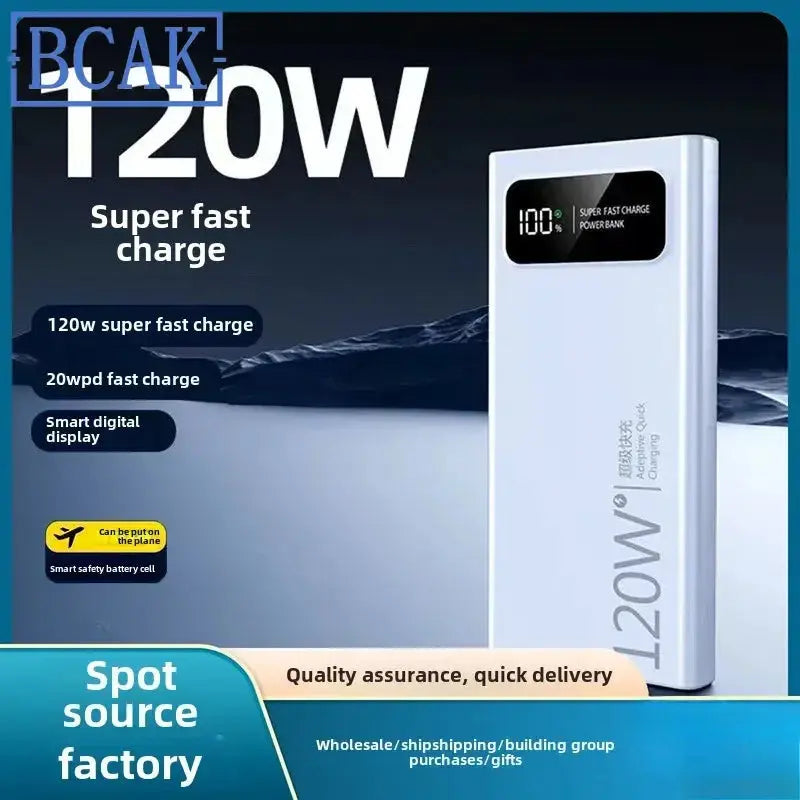 SUYIJIA New Style BCAK 120W Power Bank 20000mAh ryshop
