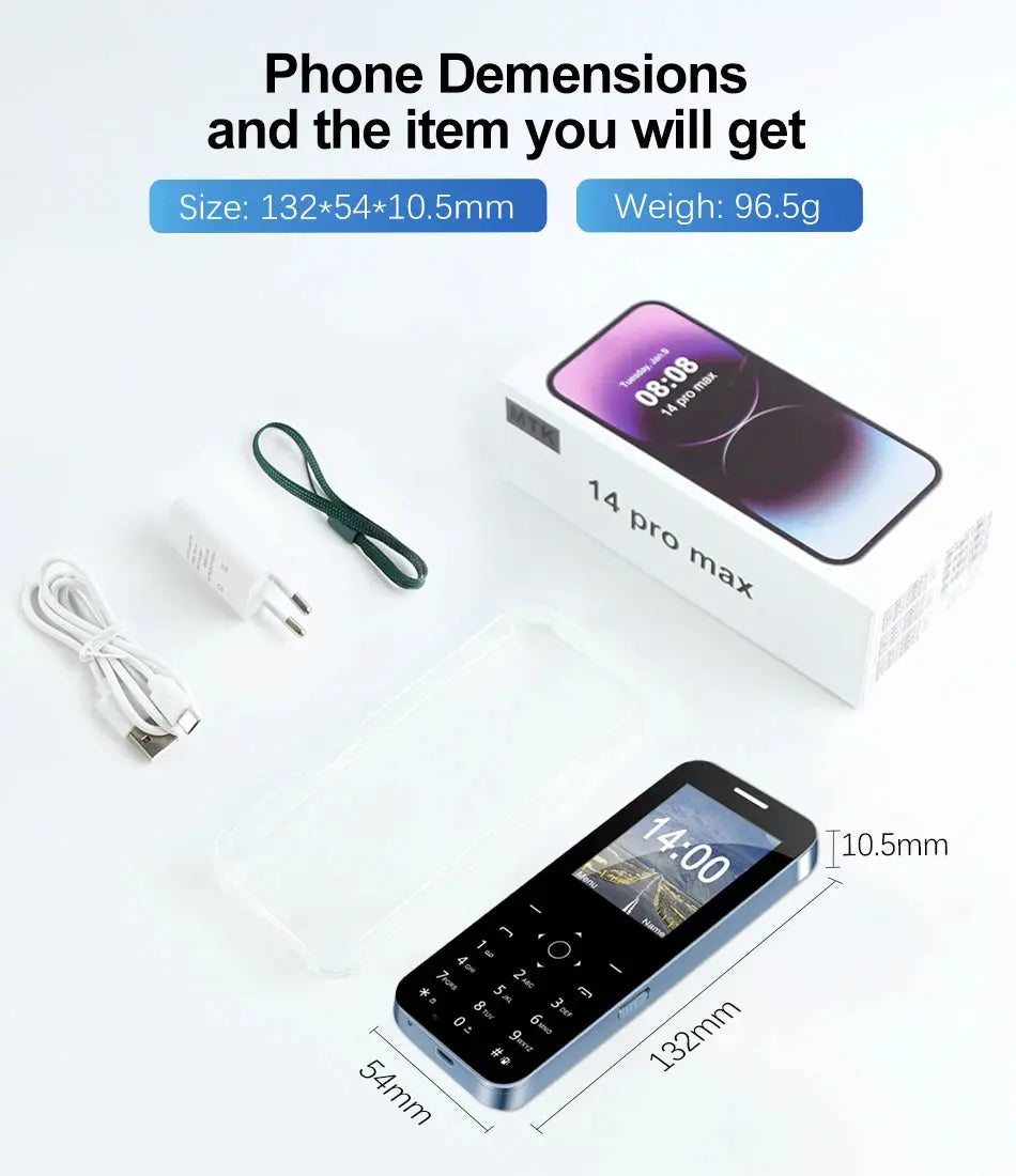 MKTEL M14 Feature Phone - Versatile Four SIM Standby ryshop