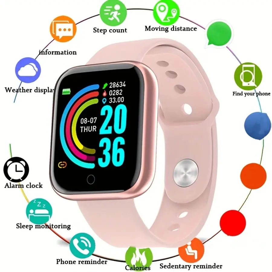 CHAONB Smartwatch for Men and Women - Fitness Monitor Bracelet ryshop