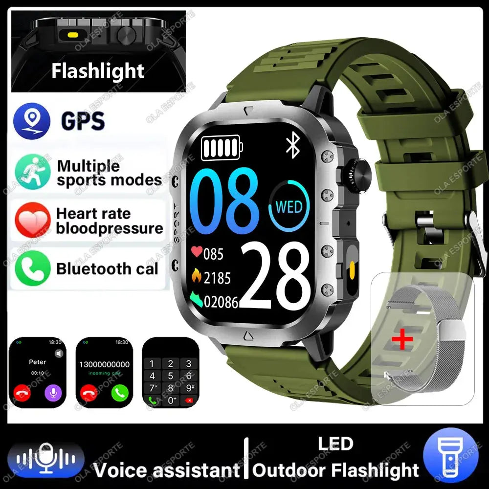 2025 Smartwatch Men Bluetooth Call Health Monitor ryshop