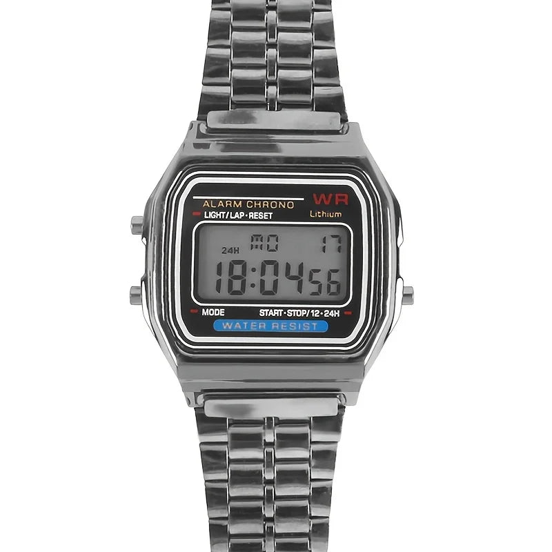 F91W Non-Waterproof Steel Band Watch ryshop