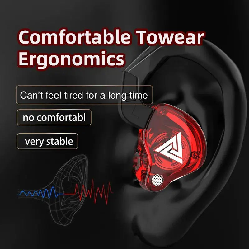 QKZ AK6 In-Ear Earphones with 6 Dynamic Drivers and Mic ryshop