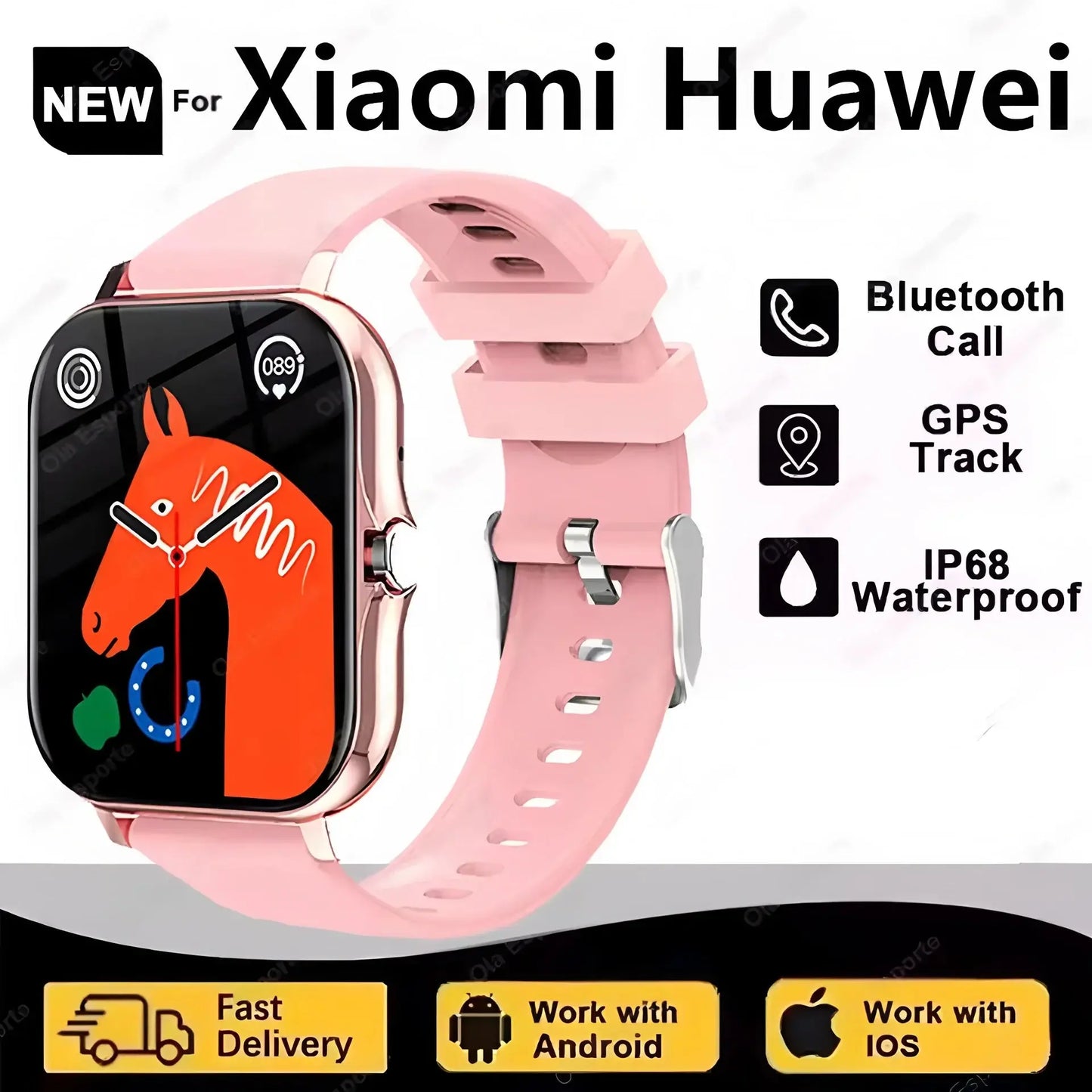 Ola Esporte SmartWatch - Fitness Tracker with GPS and Heart Rate Monitor ryshop