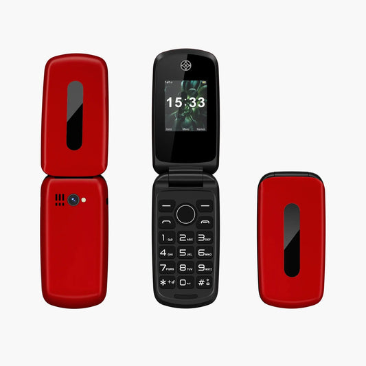 SERVO F4 Foldable Mobile Phone - Dual SIM with Call Recording ryshop
