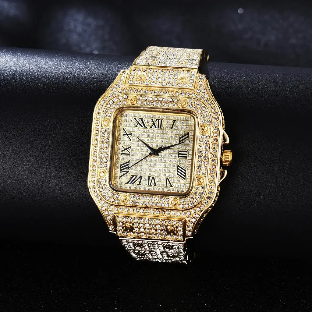 Luxury Diamond Unisex Bracelet Watch ryshop