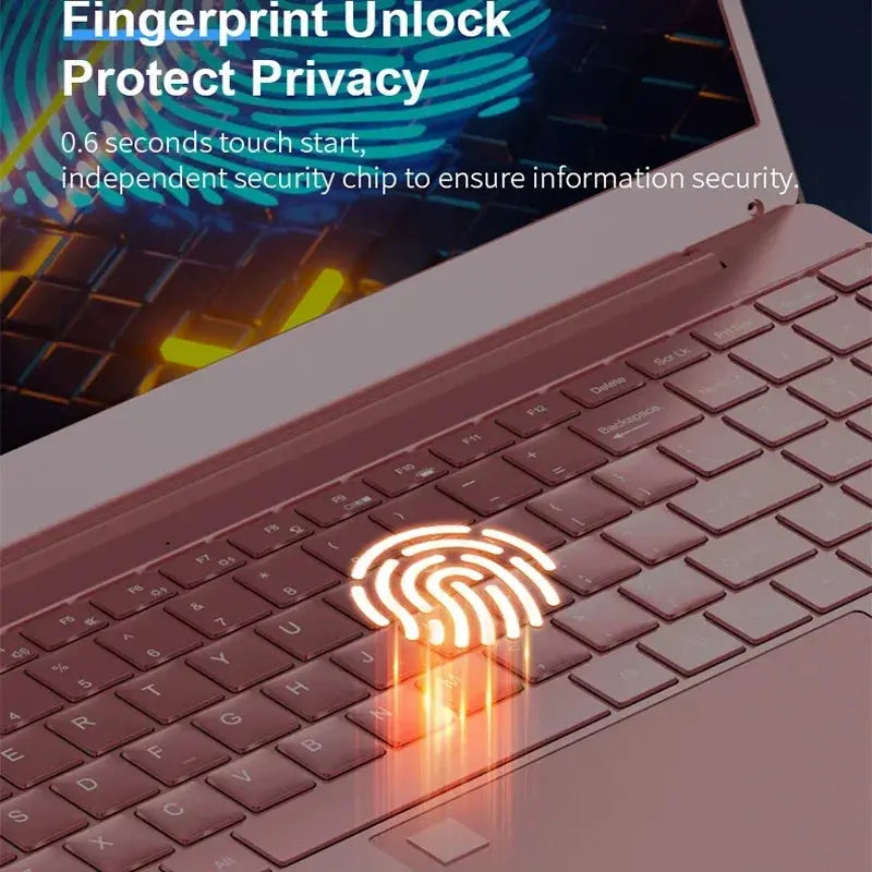 Stylish Pink 15.6" Laptop by AKPAD ryshop
