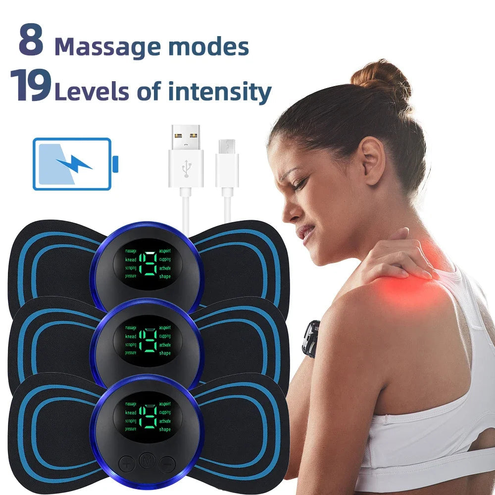 Joverisher Electric Neck Massager EMS Muscle Massage Stimulator ryshop