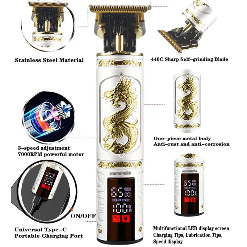 Professional Electric Shaver for Men - T9 Beard Trimmer & Shaving Machine ryshop