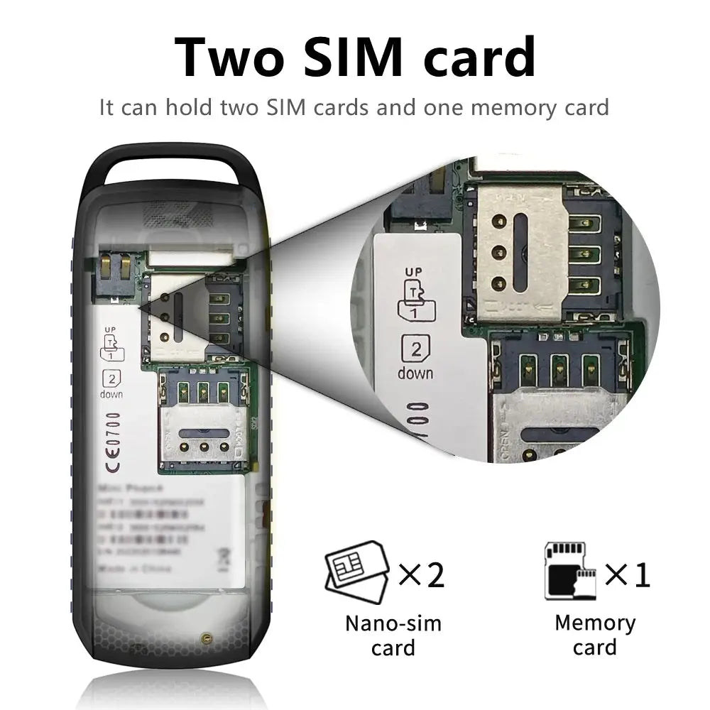 SERVO Mini Mobile Phone - Dual SIM and Bluetooth Dialing ryshop