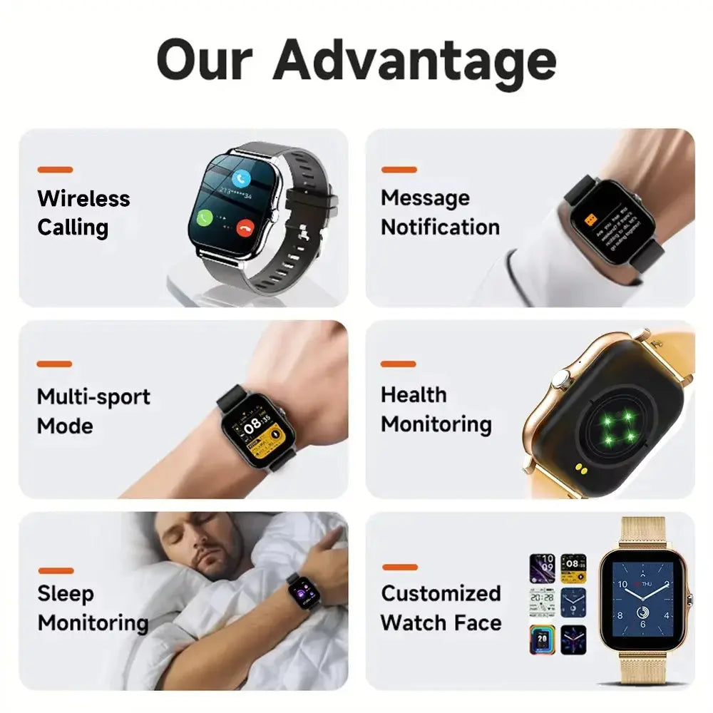LAXASFIT 2025 New Smart Watch for Men and Women ryshop