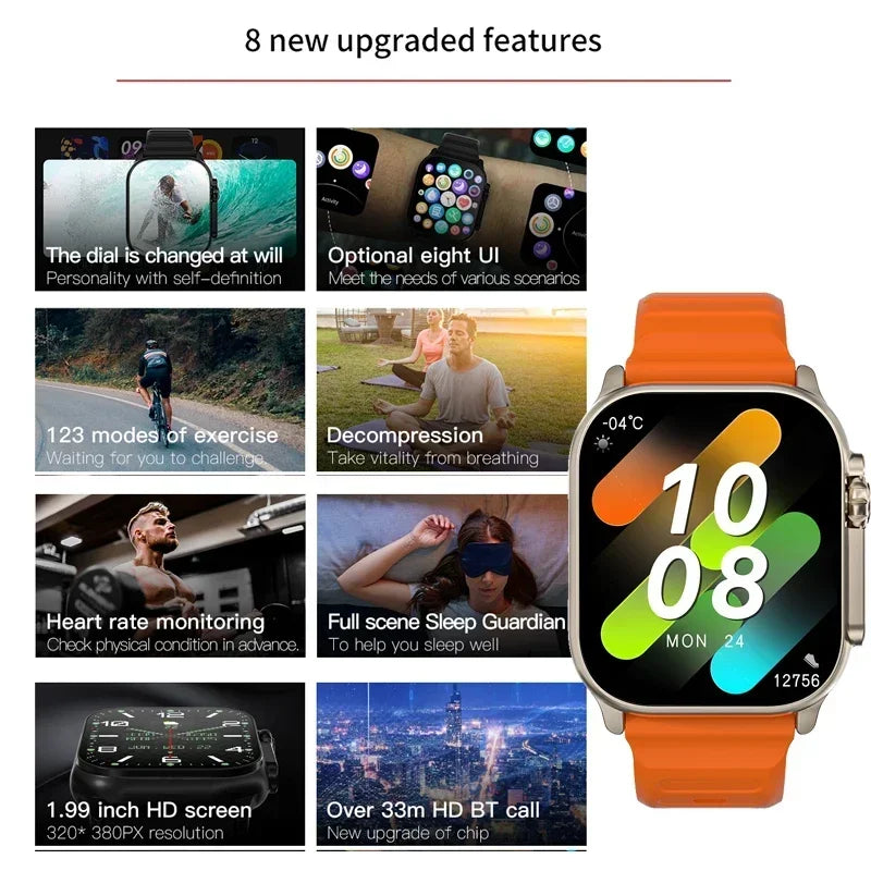 New Watch T800 U2 Smart Watch - 49mm 2024 Edition ryshop