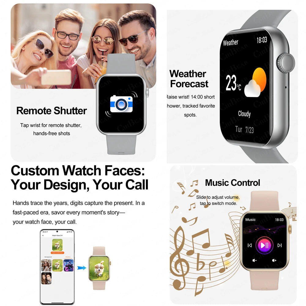2025 New Smartwatch for Men and Women - Bluetooth Call & Sports Monitoring ryshop