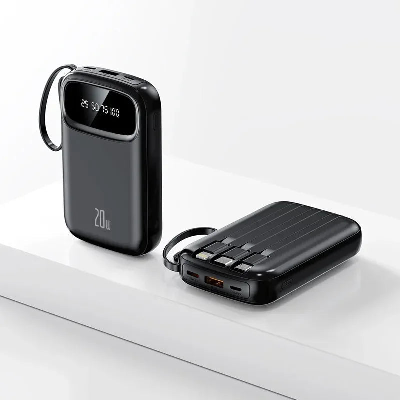 BCAK 20 Milliampere Wholesale Power Bank with Built-in Cable ryshop