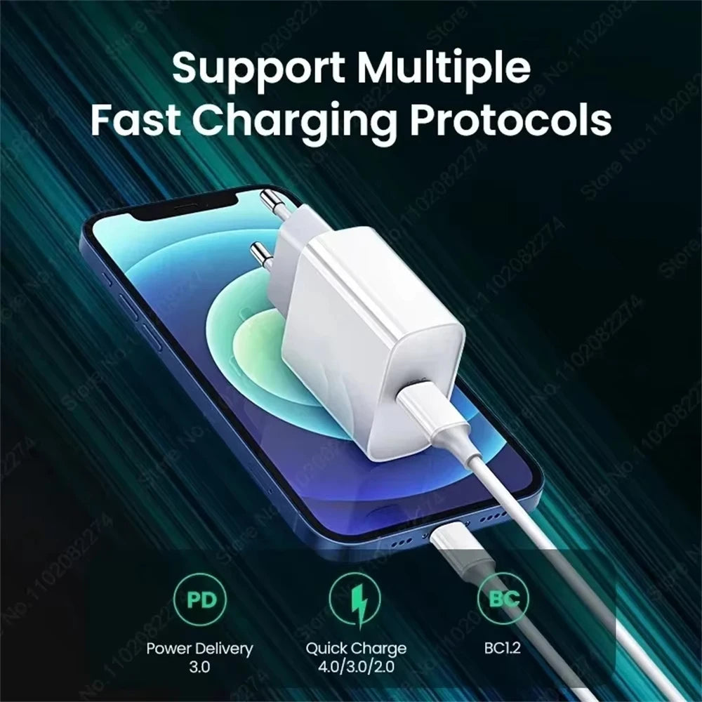 GRATUIT 40W Fast Charger for iPhone Pro Max Series ryshop
