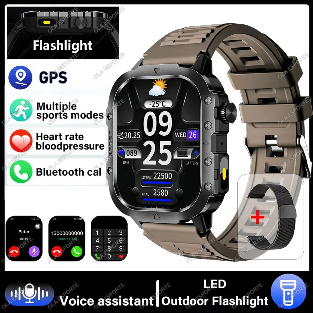 2025 Smartwatch Men Bluetooth Call Health Monitor ryshop