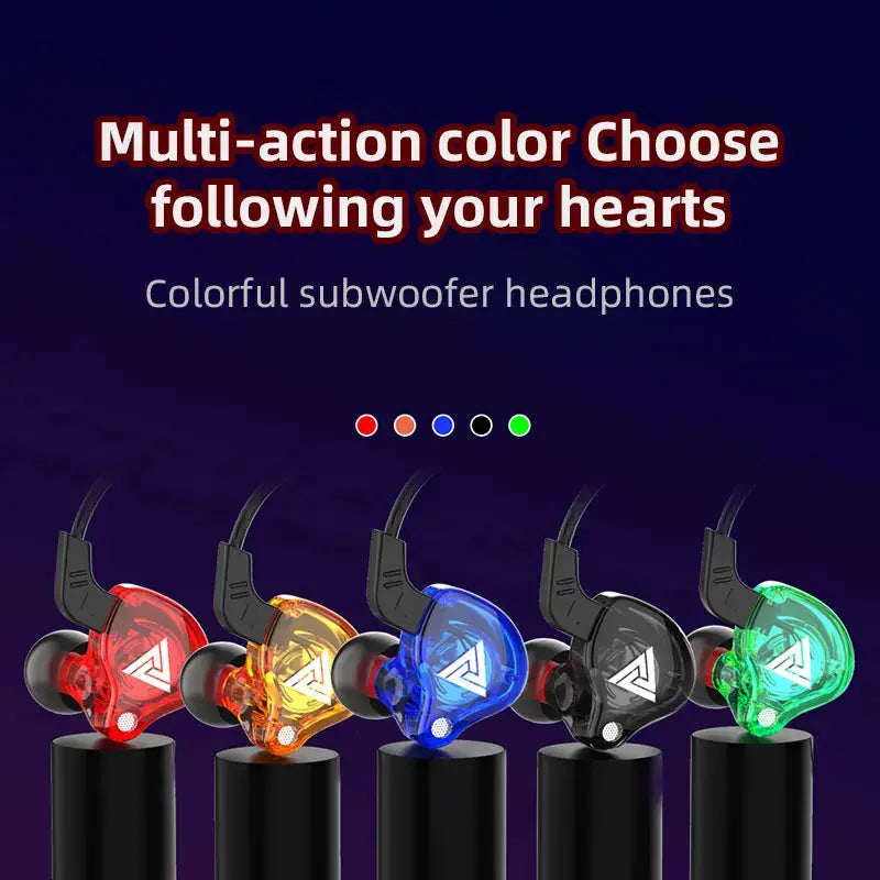 QKZ AK6 In-Ear Earphones with 6 Dynamic Drivers and Mic ryshop