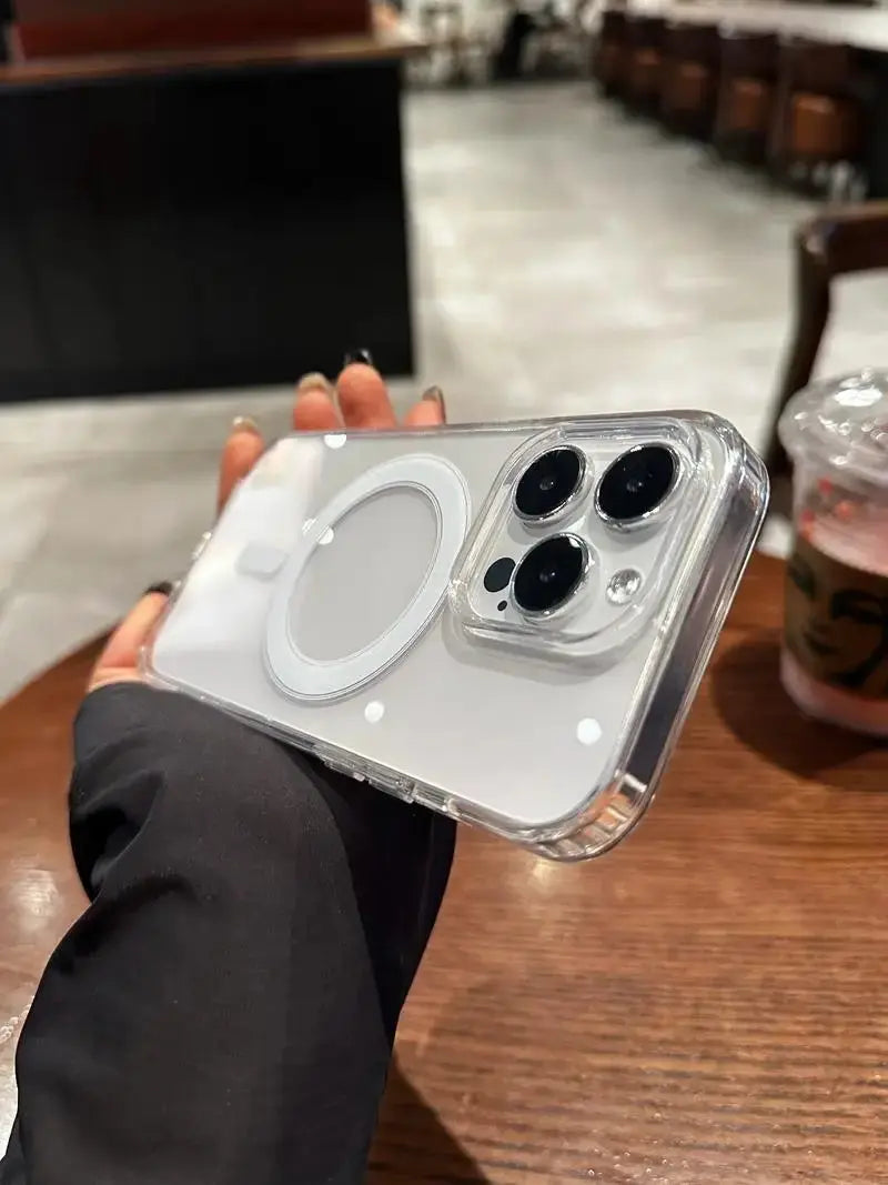 Original Transparent Magnetic Case for MagSafe Wireless Charging ryshop