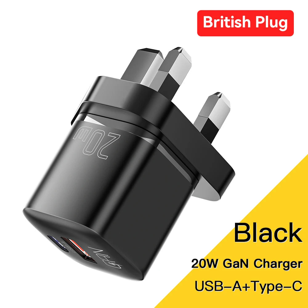 Essager 20W GaN USB Type C Charger - Fast Charge for Phones and Tablets ryshop