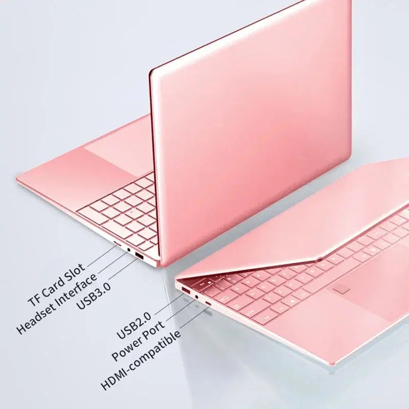 Stylish Pink 15.6" Laptop by AKPAD ryshop