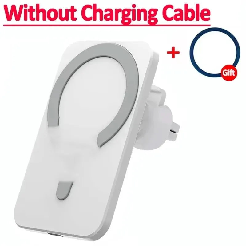 Magnetic Wireless Charger Car Phone Holder for iPhone 15, 14, 13, 12 Pro Max & More ryshop