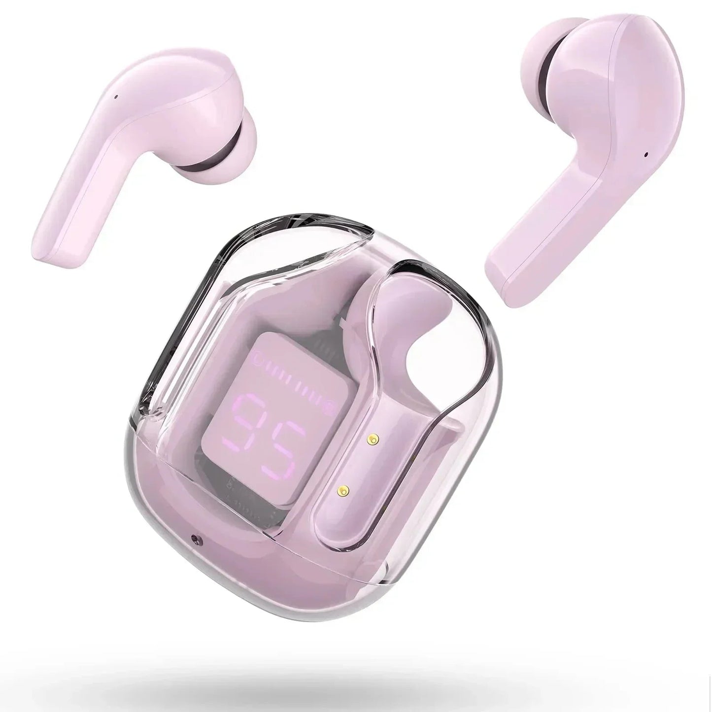 Bluetooth-Compatible Noise Canceling Translucent Earphones ryshop