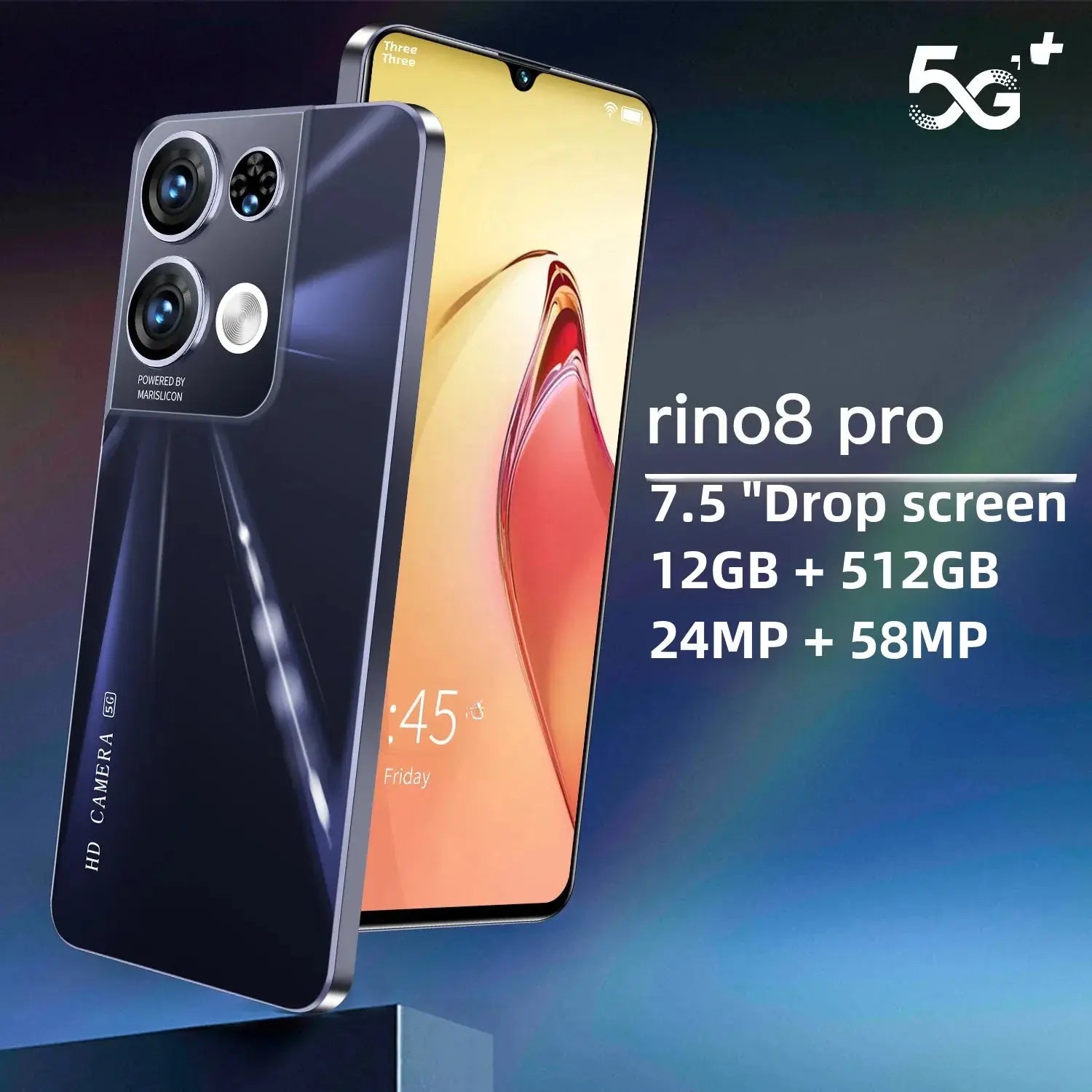Rino8 Pro Smartphone - Large Screen Android 8.0 ryshop