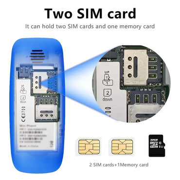 SERVO BM200 Button Mini Mobile Phone - Compact Dual SIM Device ryshop