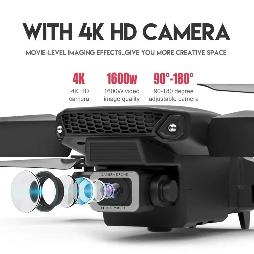 XMSJ Professional Drone E88 4K HD Camera RC Quadrotor ryshop