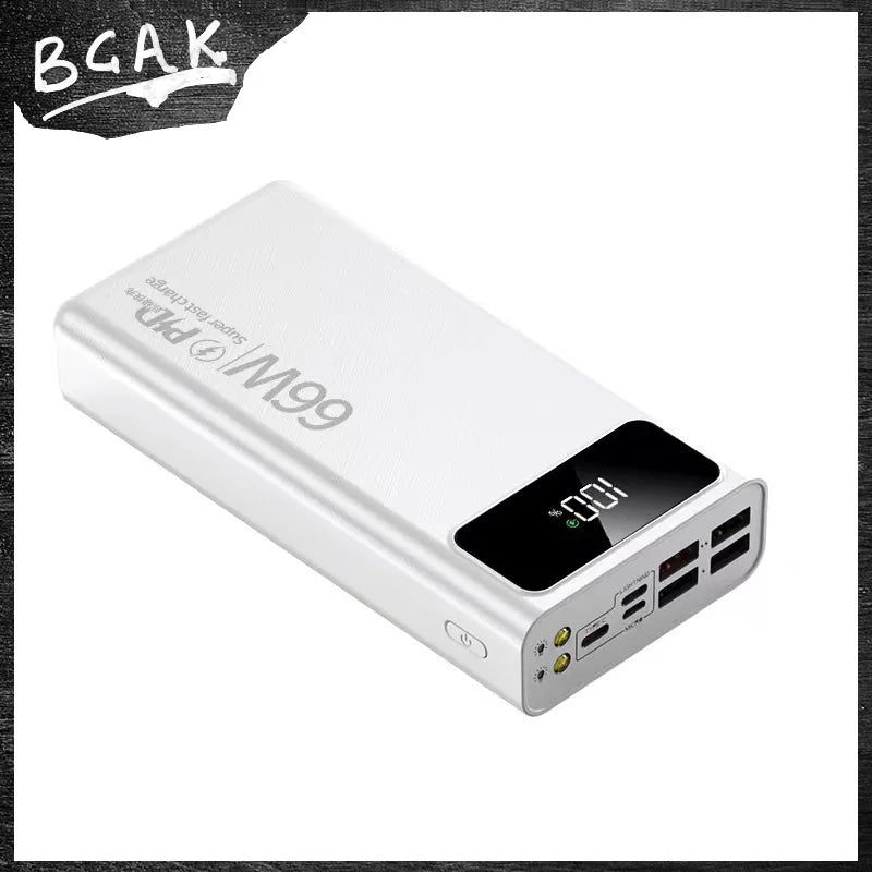 BCAK 80000mAh Large-capacity Charging Treasure Power Bank ryshop