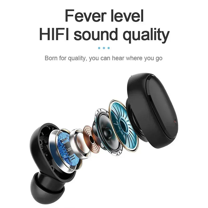 A6S TWS Earphones Wireless Bluetooth 5.1 Headphones ryshop