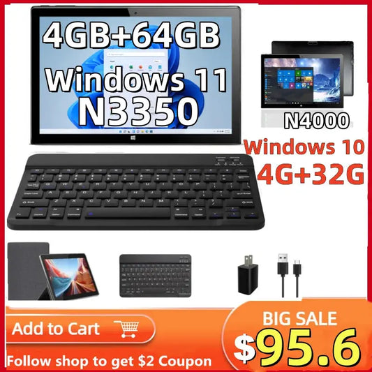 Glavey 10.1 Inch Windows 11 Tablet PC - 64 Bit AR40 ryshop
