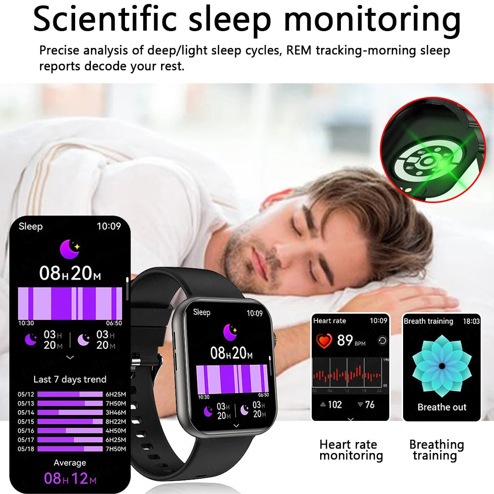2025 New Smartwatch for Men and Women - Bluetooth Call & Sports Monitoring ryshop