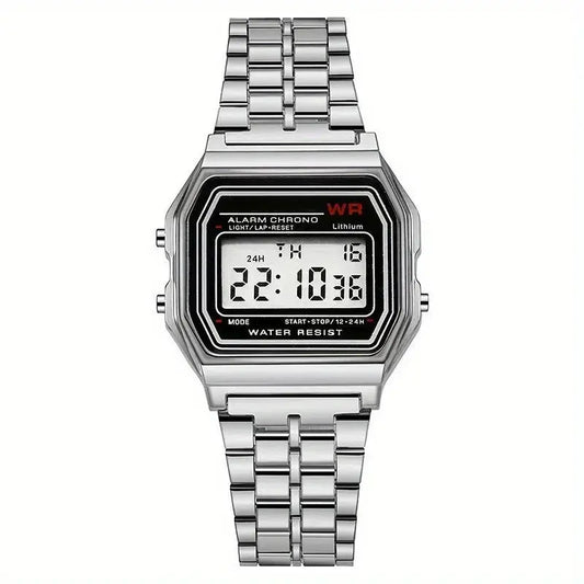 F91W Non-Waterproof Steel Band Watch ryshop