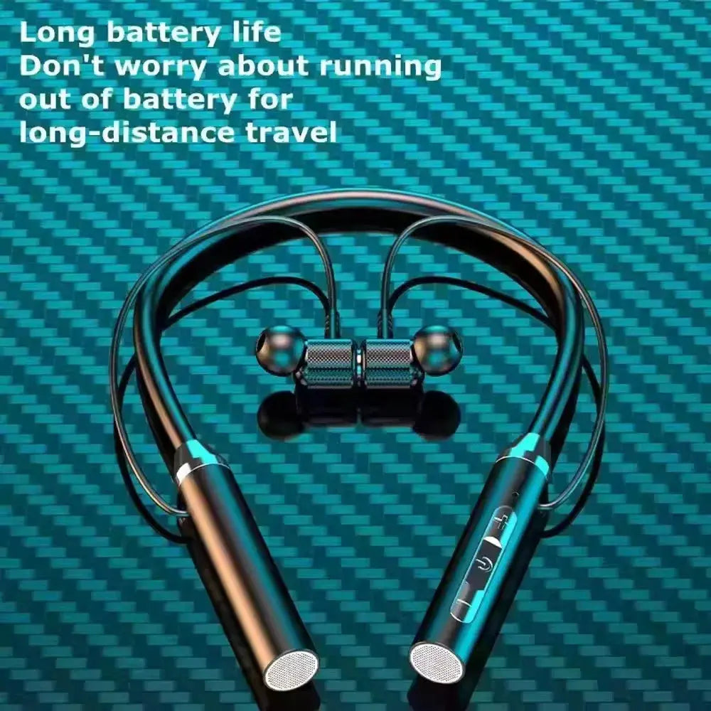 XYJS Wireless Bluetooth Earphones Neckband Headphones - Gaming Stereo Sports Headset ryshop