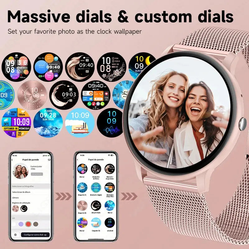 LIGE New 1.39" Watch Smart Watch 2025 New Women Men Bluetooth Call BT Music Wireless Charging Smartwatch Heart Rate Blood Oxygen