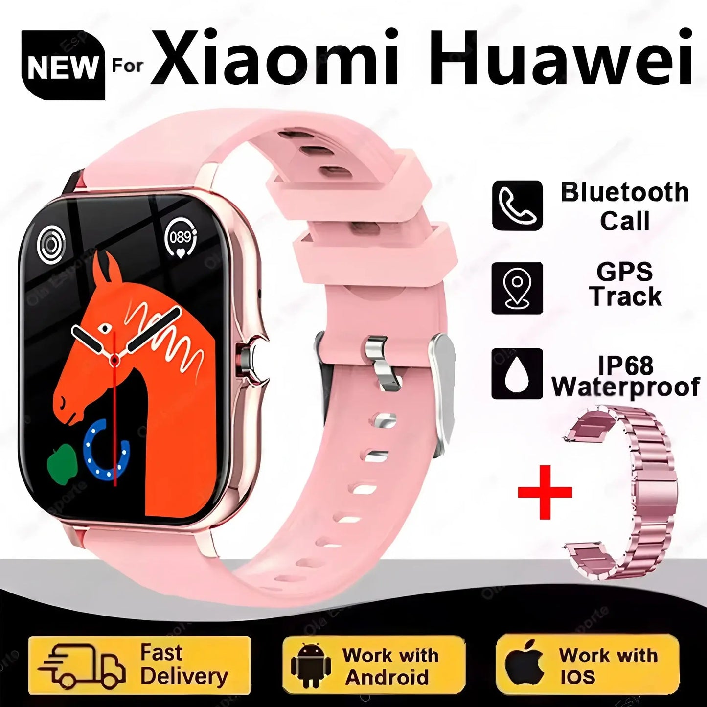 Ola Esporte SmartWatch - Fitness Tracker with GPS and Heart Rate Monitor ryshop