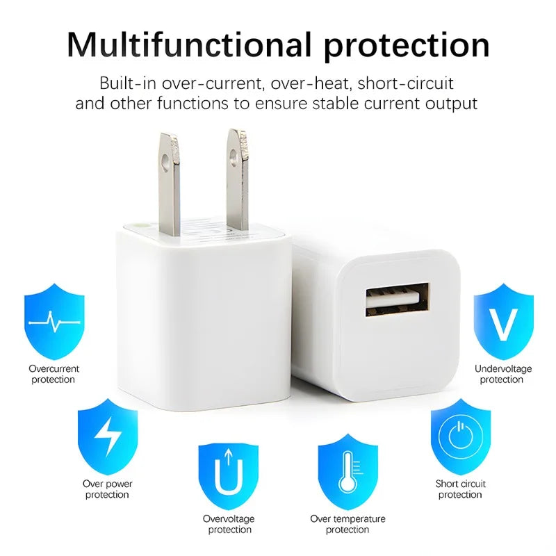 Fast Charging USB Wall Charger Adapter for iPhone & iPad ryshop