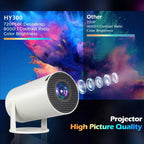 4K WiFi6 HY300 Pro Projector - ryshop