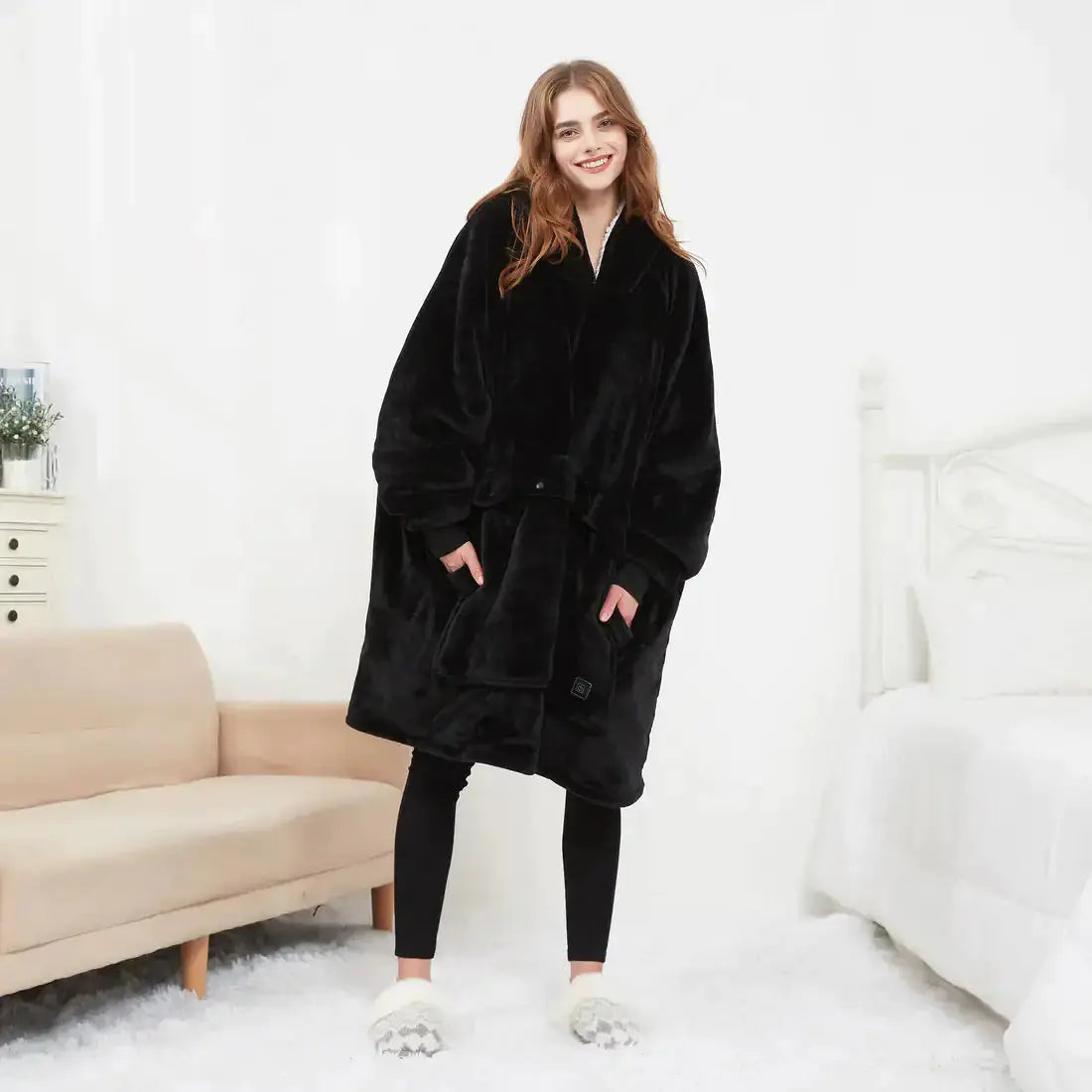 Heated Hoodie Blanket ryshop