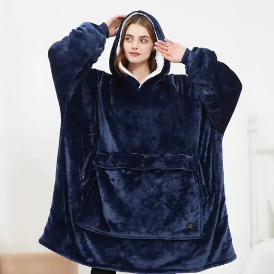 Heated Hoodie Blanket ryshop