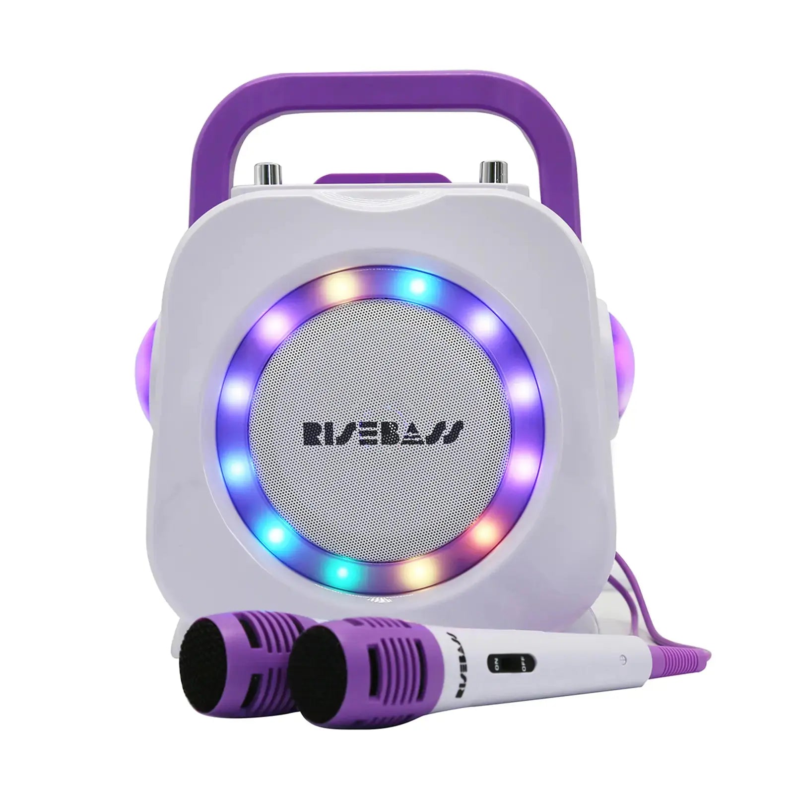 Karaoke Machine for Kids - Bluetooth Speaker with 2 Microphone - Portable Kids Karaoke Machine for Girls and Boys - Birthday Gift for Girls and Boys Ages 2 Years Old and Up. ryshop