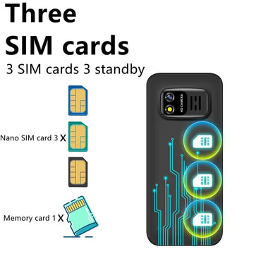 SERVO BM5310 3 SIM Card Mini Mobile Phone ryshop
