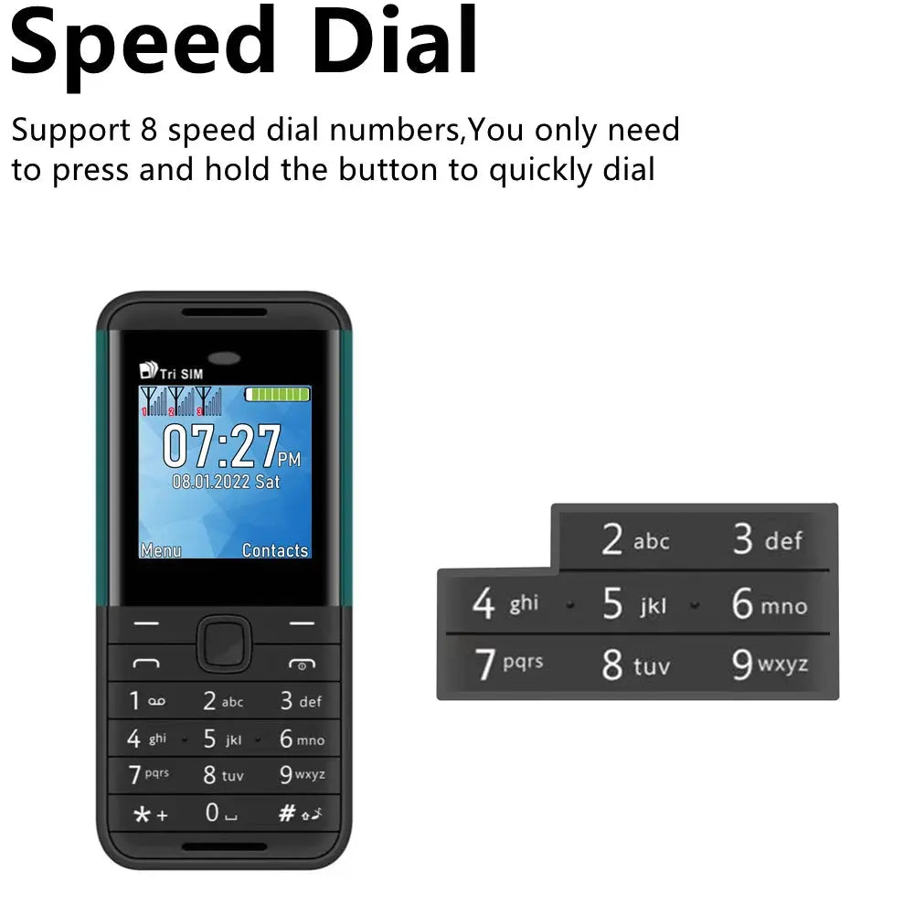 SERVO BM5310 3 SIM Card Mini Mobile Phone ryshop