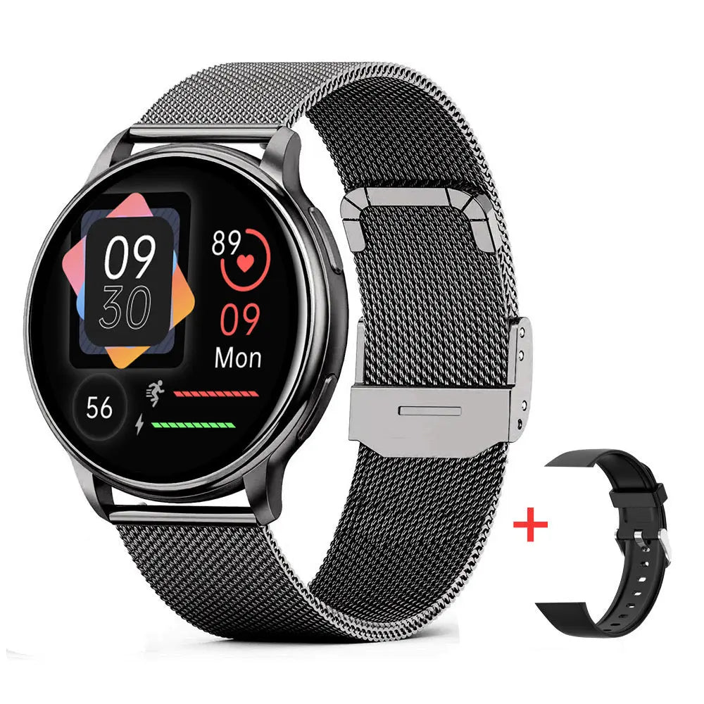 Bluetooth Smart Call Watch Heart Rate Blood Pressure Monitor - ryshop